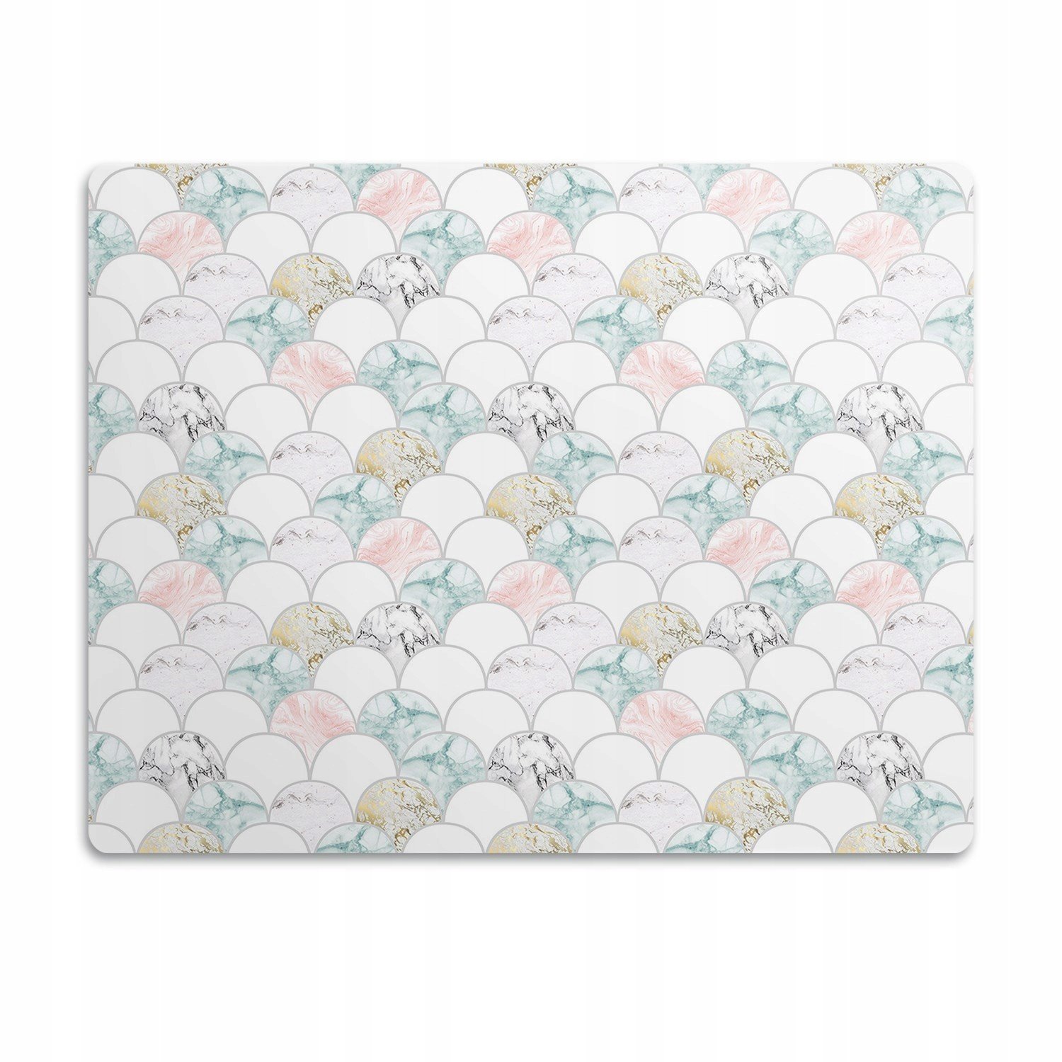 Ochranná podložka pod misky Pastelový mramor 90x60 cm