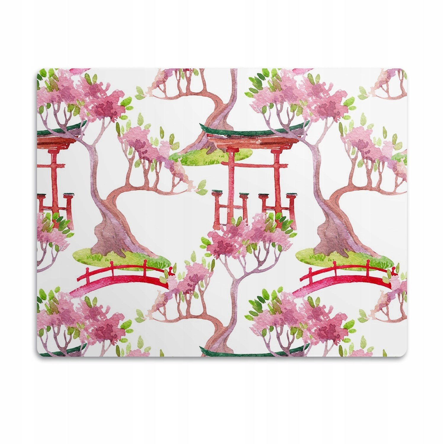 Ochranná podložka pod misky Japonské motivy 90x60 cm