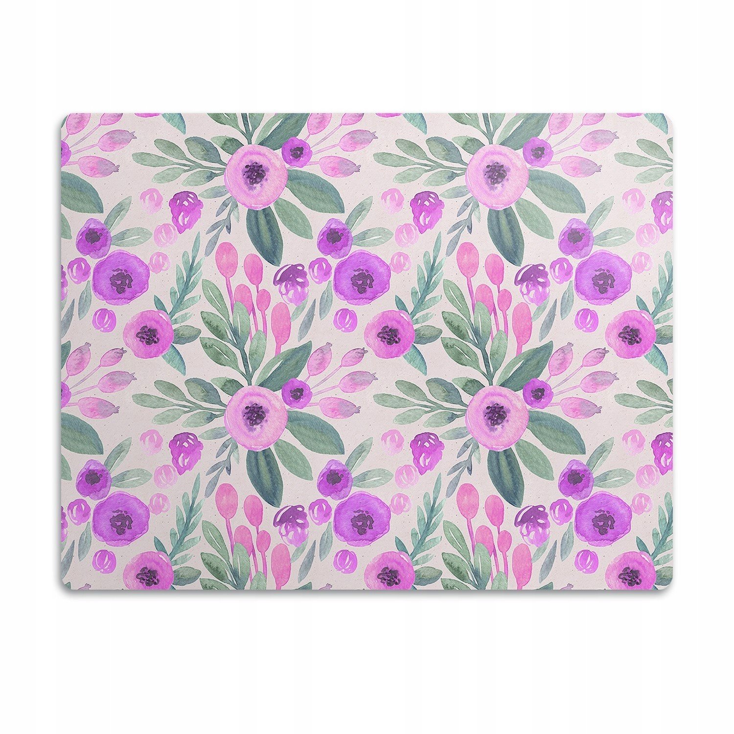 Ochranná podložka pod misky Květinový vzor 90x60 cm