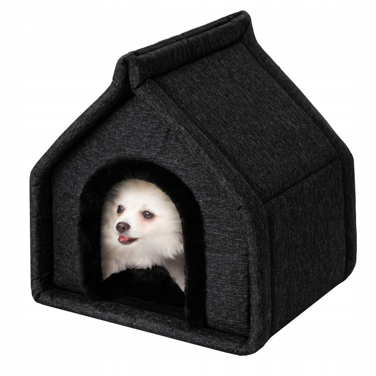 Buda domeček pelíšek pro psa z materiálu 60x50 cm