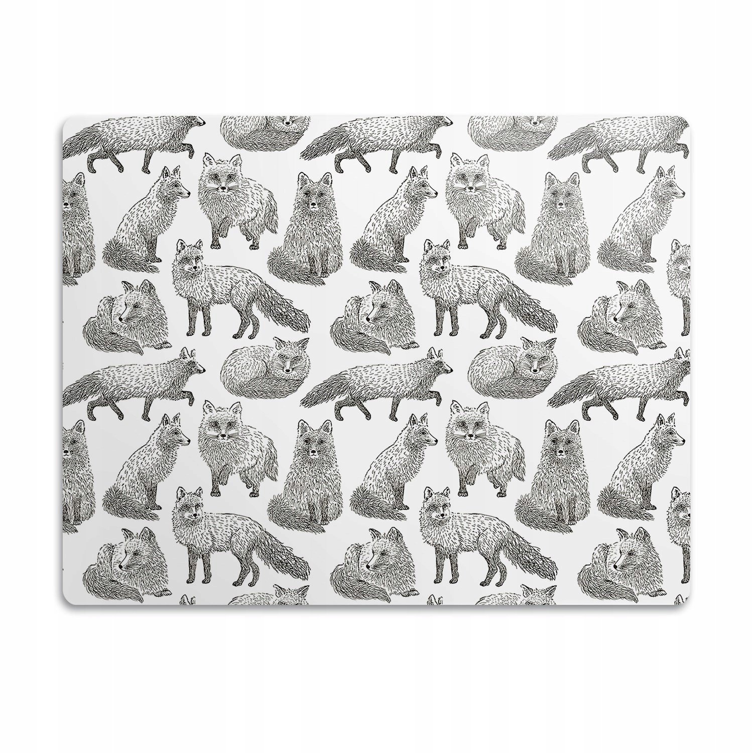 Pro psa podložka pod misku Kreslící lišky 90x60cm