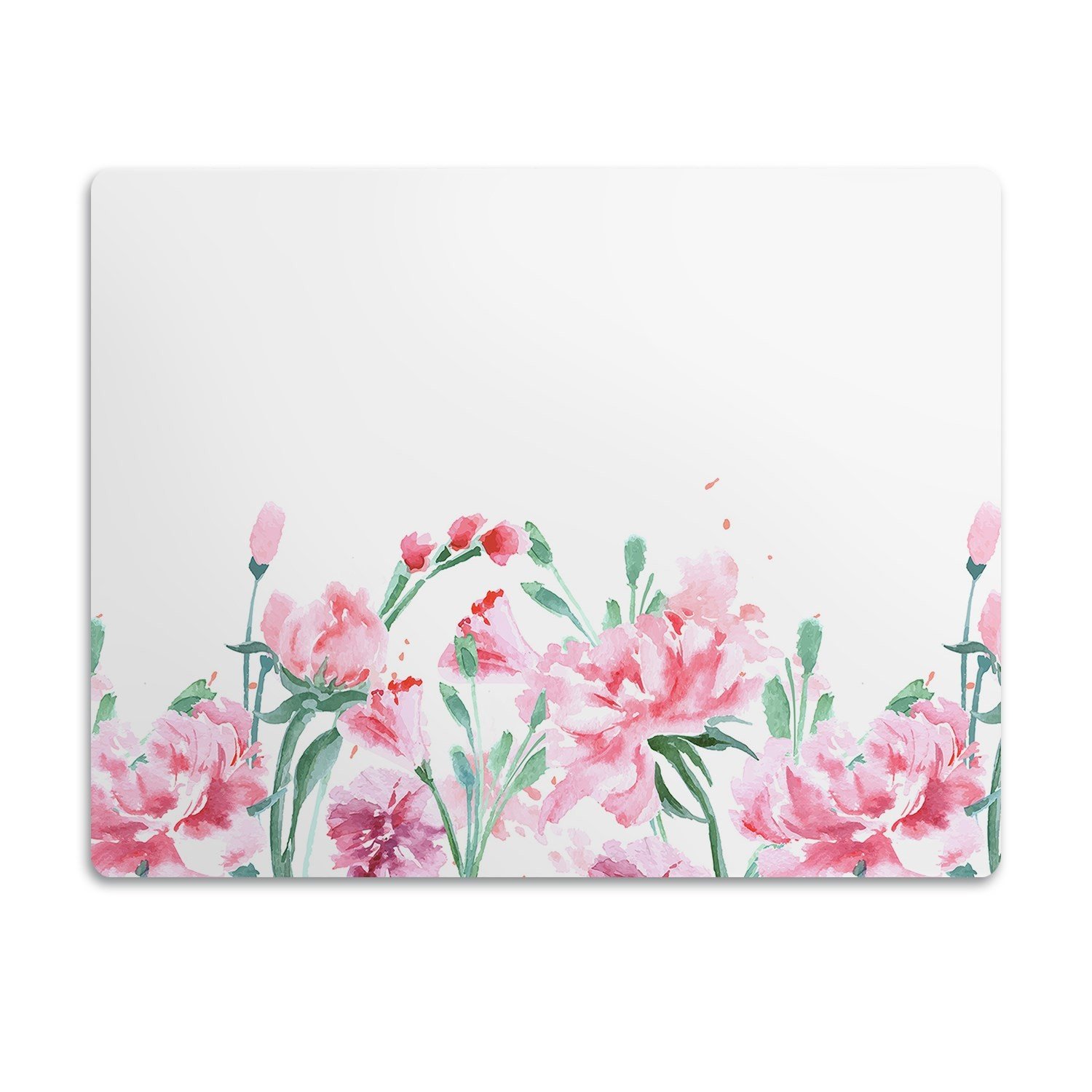 Podložka pod misku pro psa kočky Růžové květy 90x60 cm