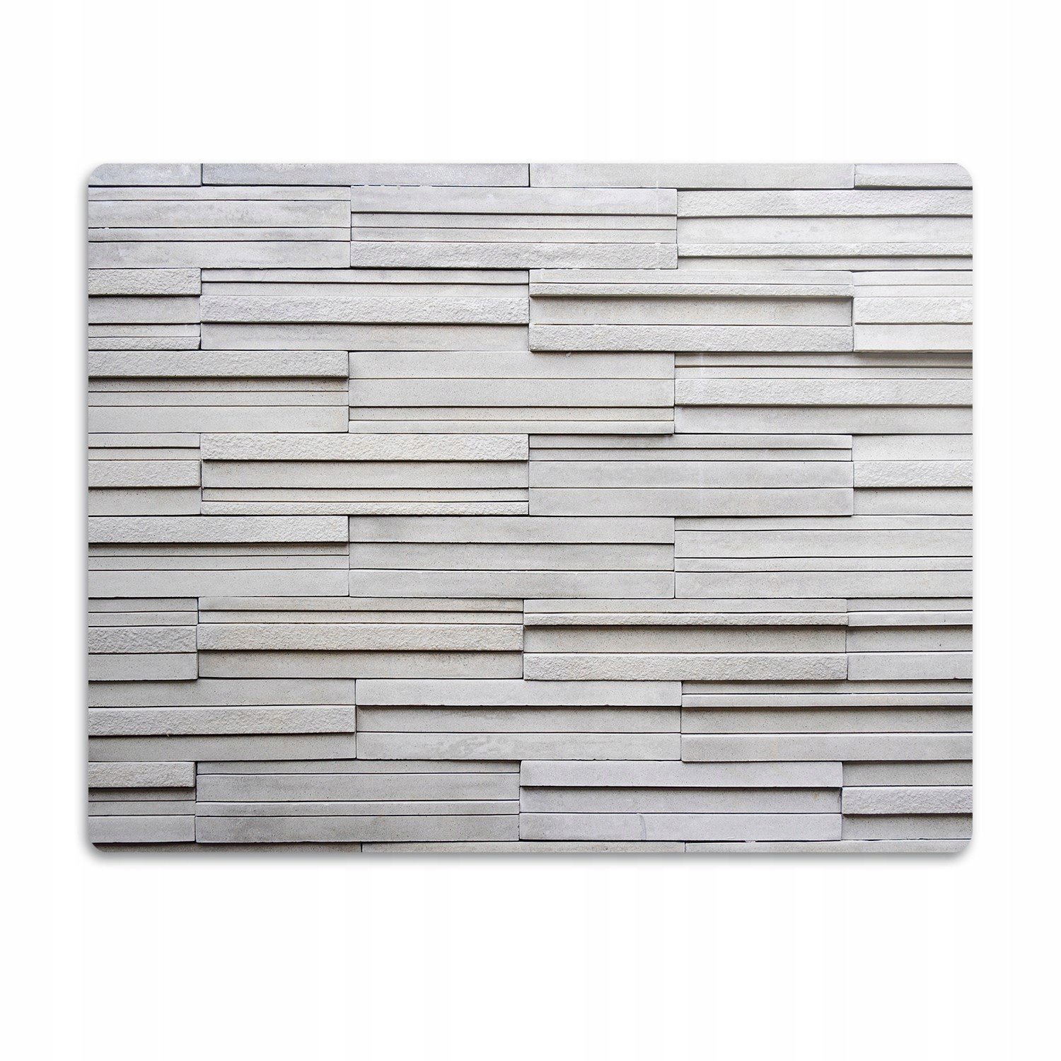 Podložka pod kočičí toaletu Bílé obdélníky 90x60 cm