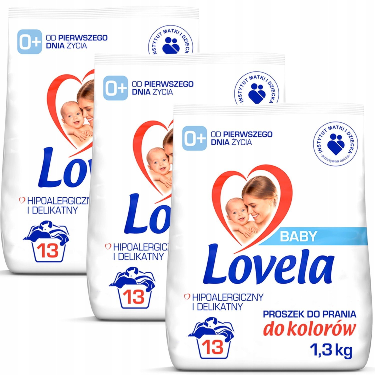 Lovela Baby Prací prášek barva 3x1,3kg/39pr