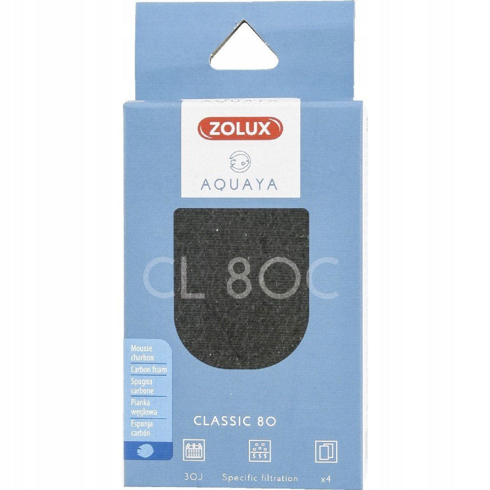 Zolux Aquaya Carbon Classic náplň 80 (330208)