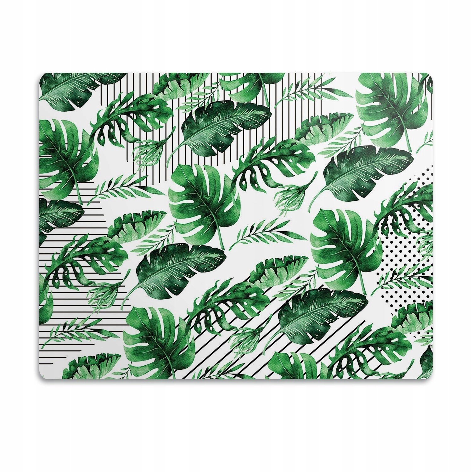 Pro kočku podložka pod záchod Tečky a listy 90x60 cm