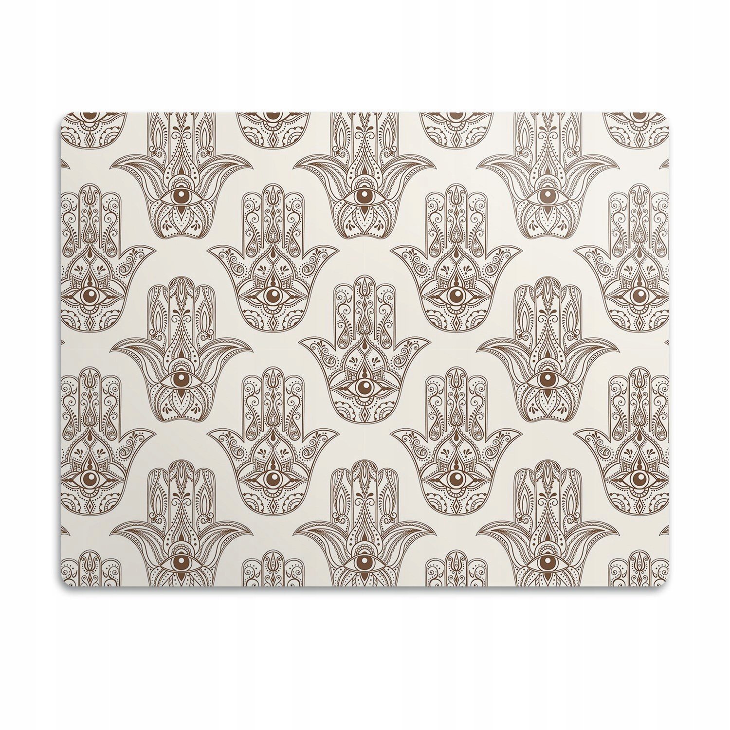 Podložka pro psa pod misku Hnědý symbol 90x60cm