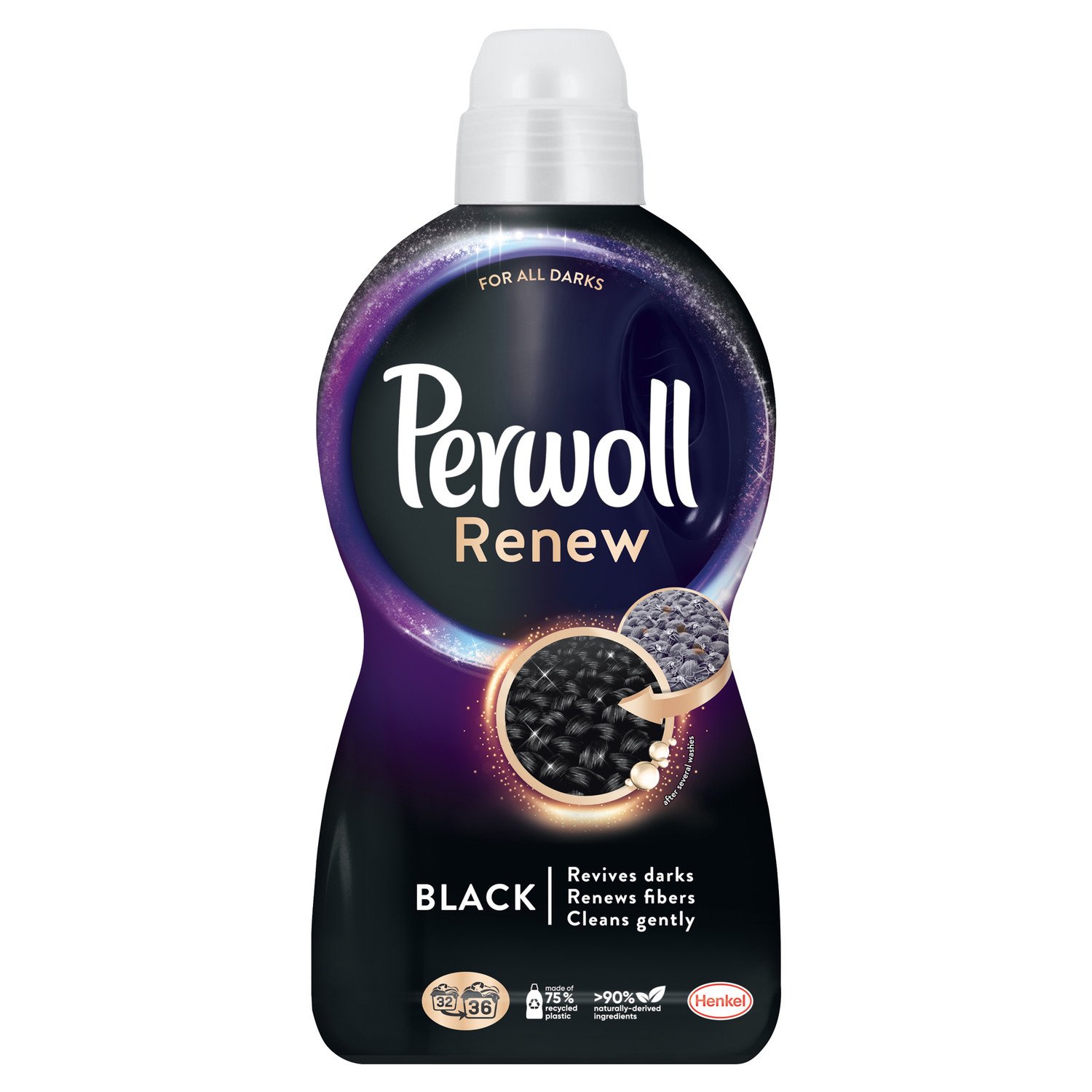 Perwoll Renew Black Tekutý prací prostředek 36pr 3x1,98l