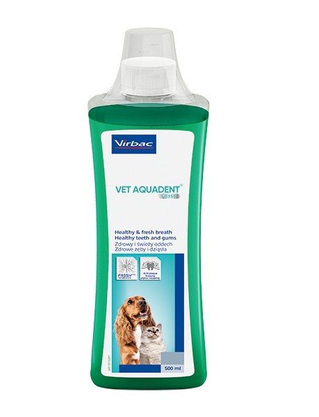Virbac Vet Aquadent pes kočka 500ml svěží dech