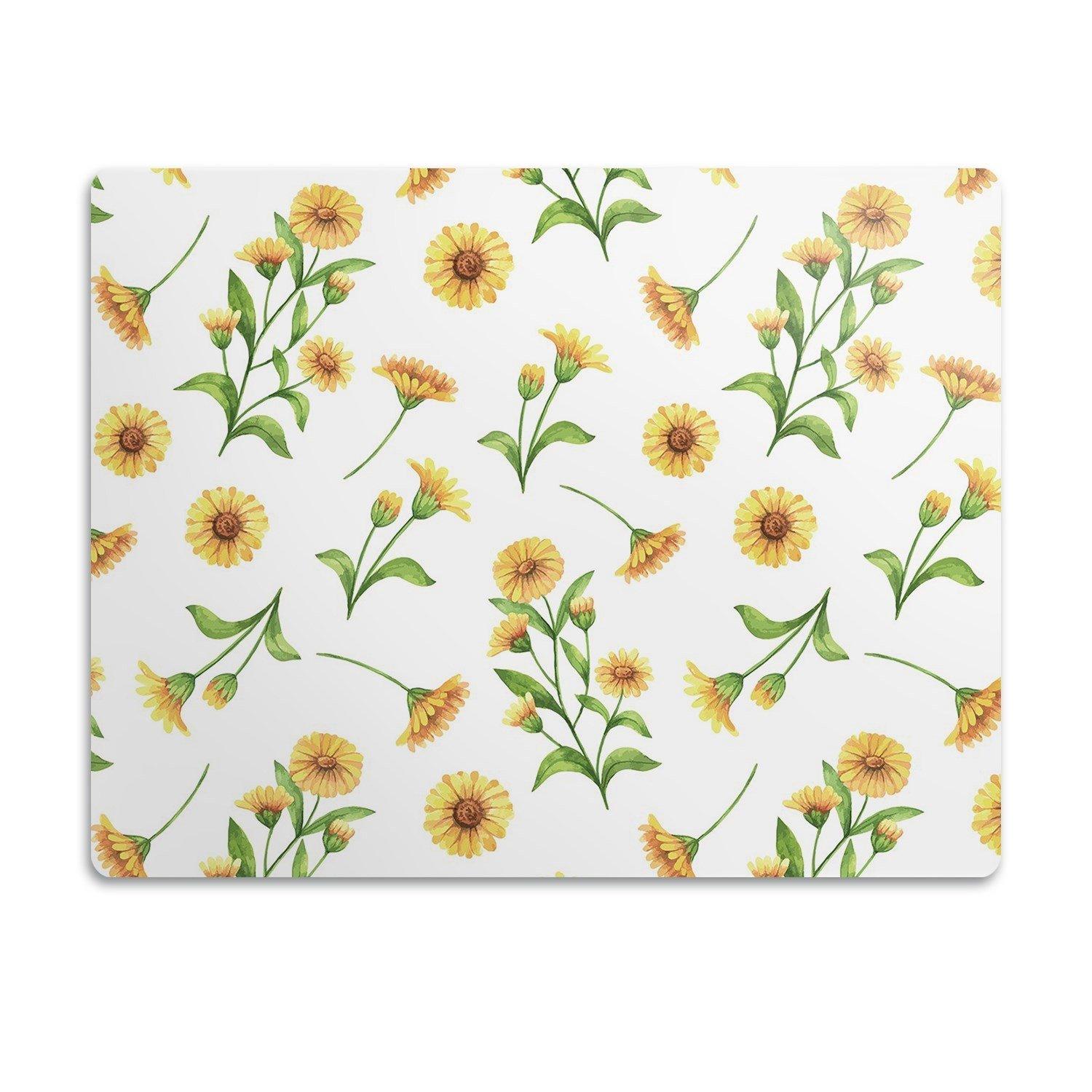 Ochranná podložka pod misku Slunečnice květiny 90x60cm