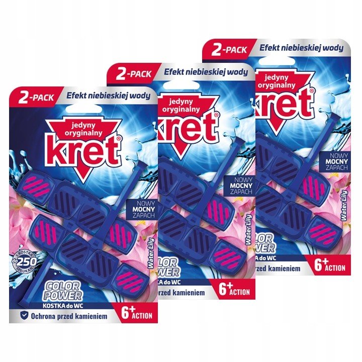 Kret Color Power Water Lily Wc závěs 2 x 40