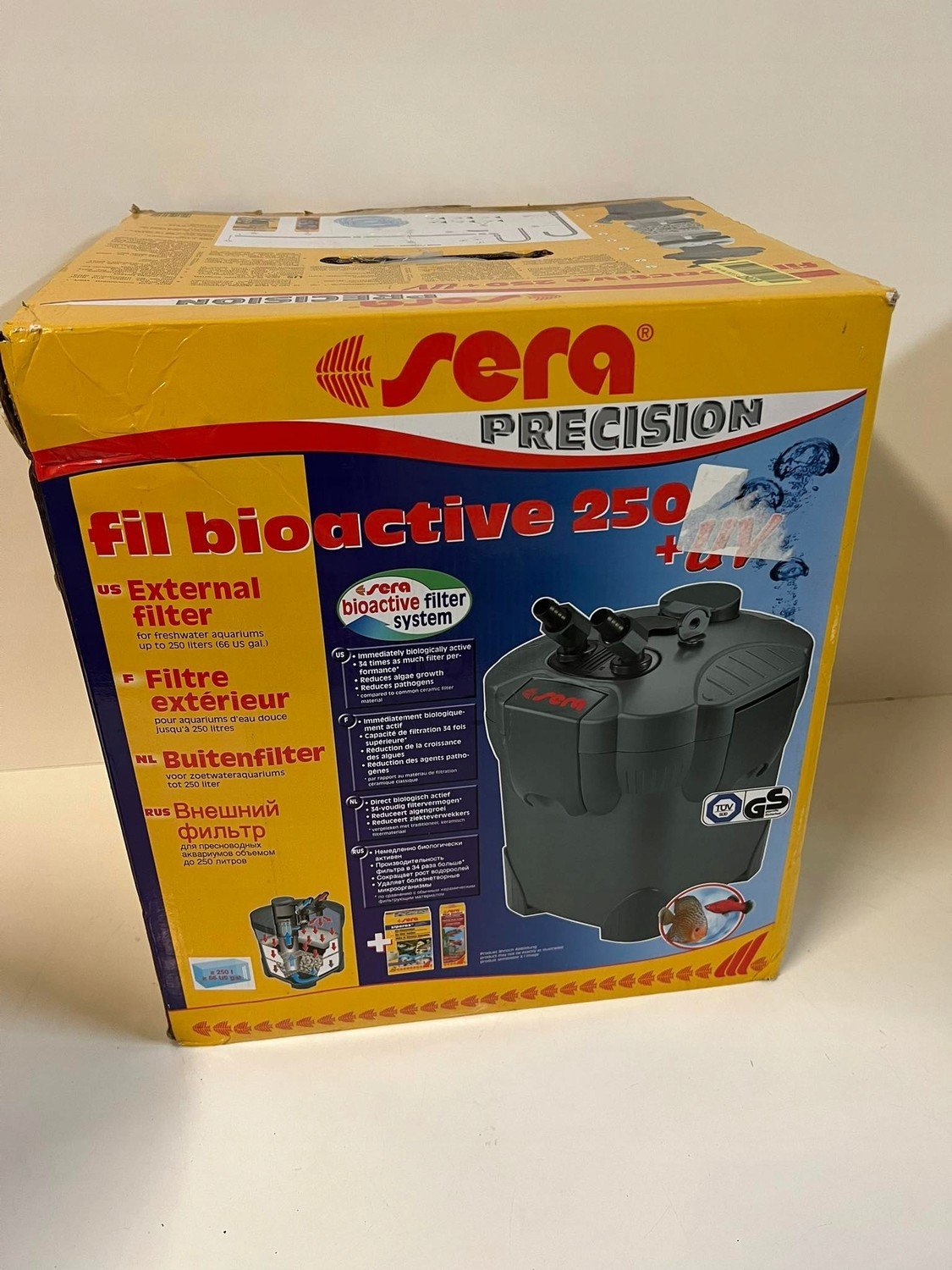 Sera Bioactive 250 Vnější Filtr Kelímek