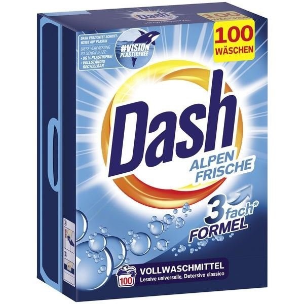 Dash Alpen Frische 3v1 prášek 6,5 kg 100 praní De