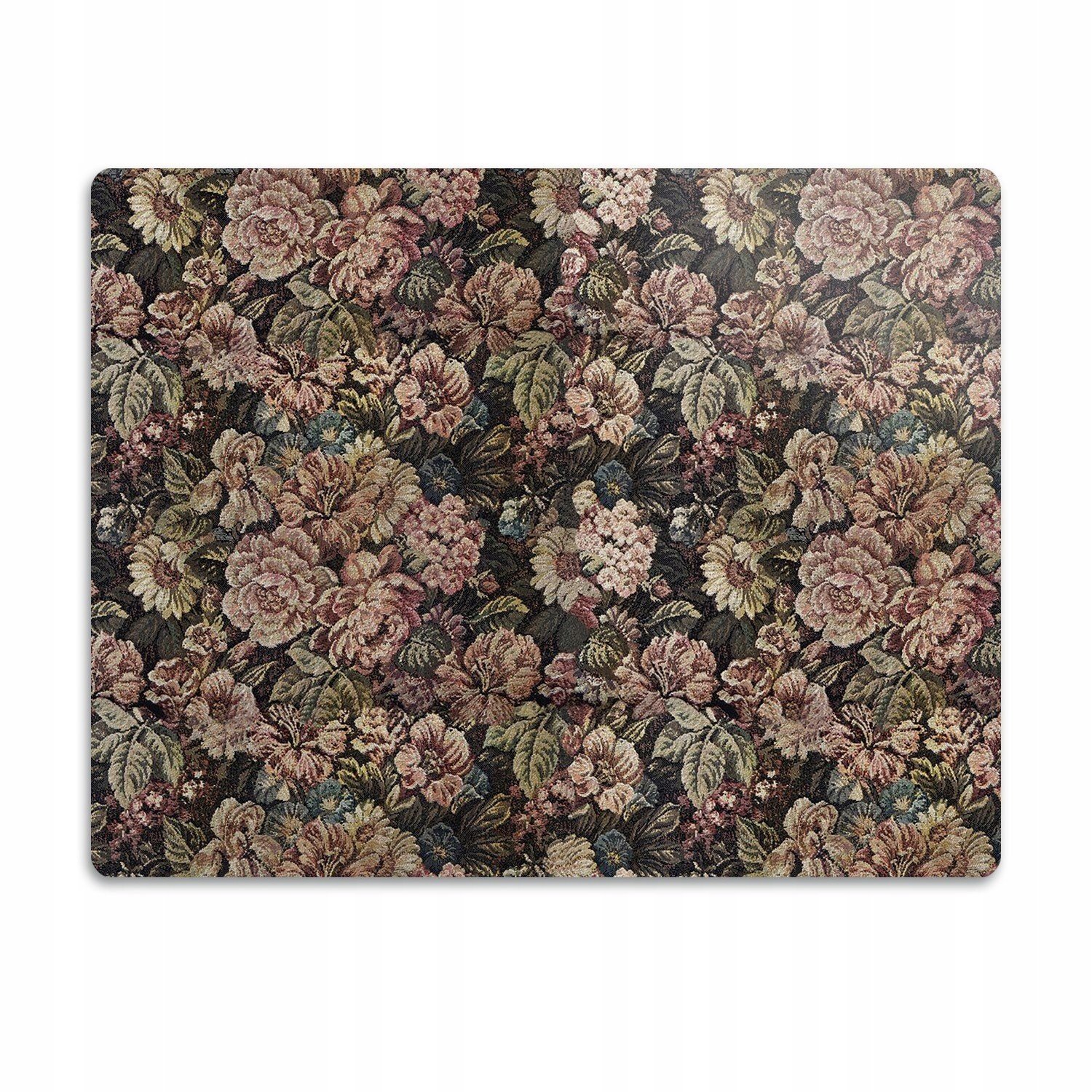 Ochranná podložka pod psí misky Tkané květiny 90x60