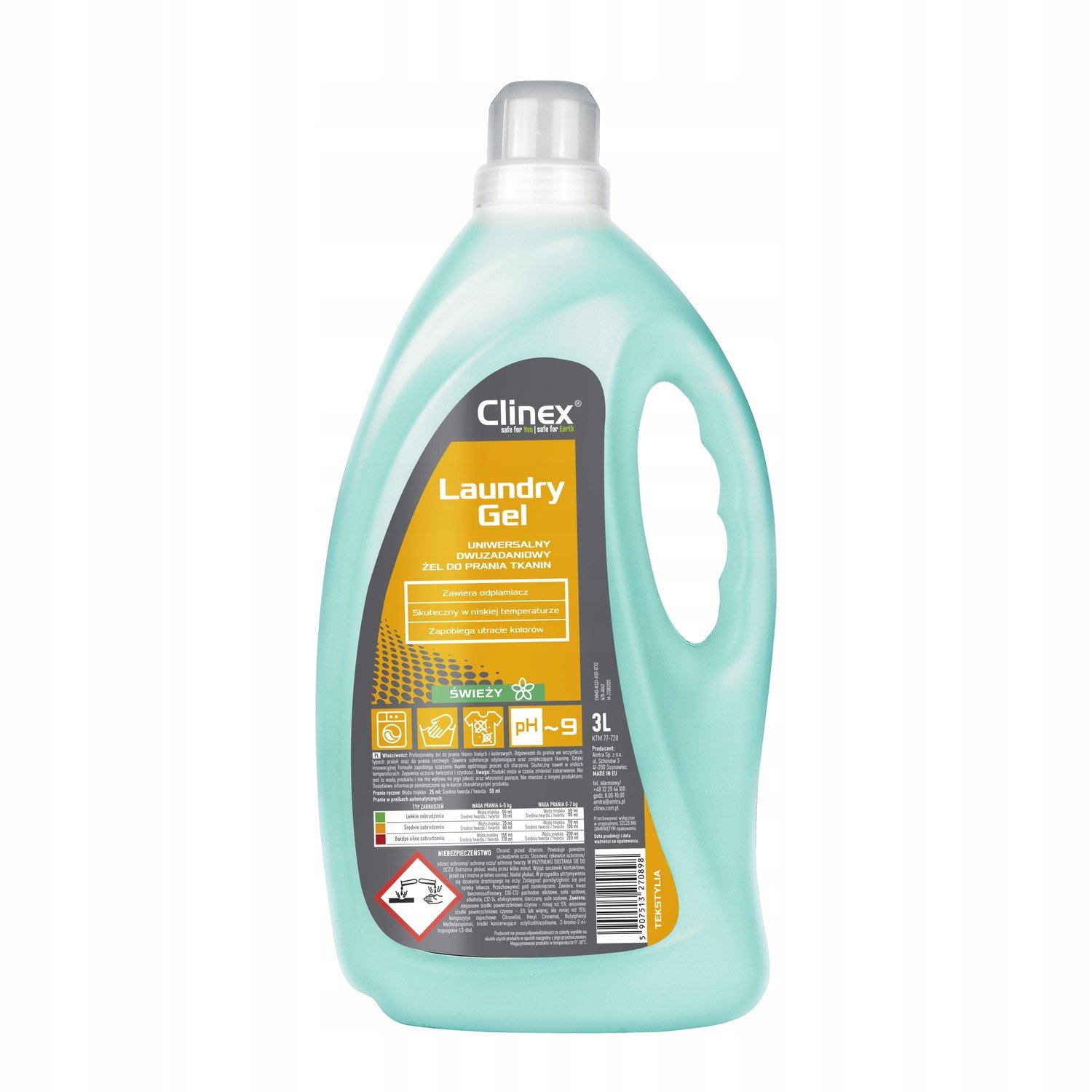 Clinex Laundry Gel Univerzální Prací Gel 3L