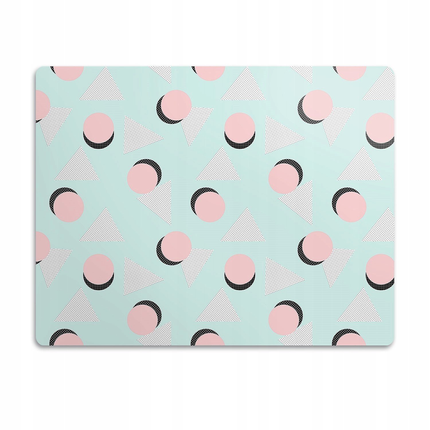 Pro psa kočky podložka pod misku Kola a trojúhelníky 90x60