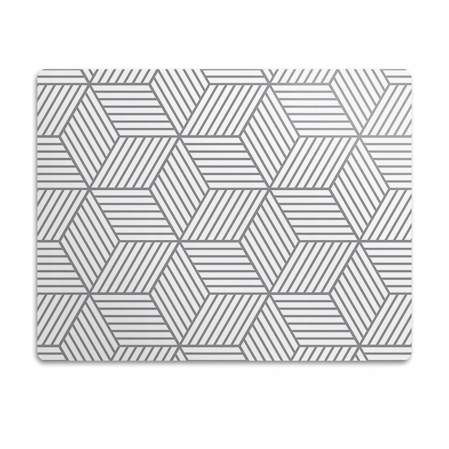 Podložka pod misku pro kočky Šedé kostky 3D 90x60 cm