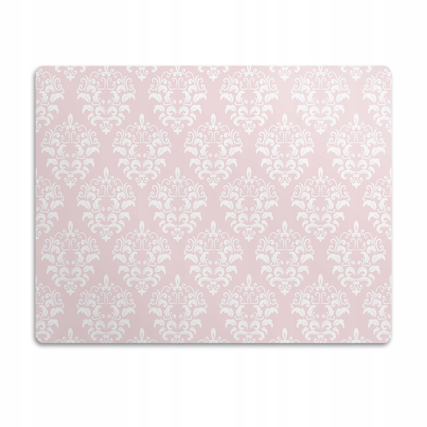 Podložka pro kočku psa pod misky Růžový vzor 90x60 cm