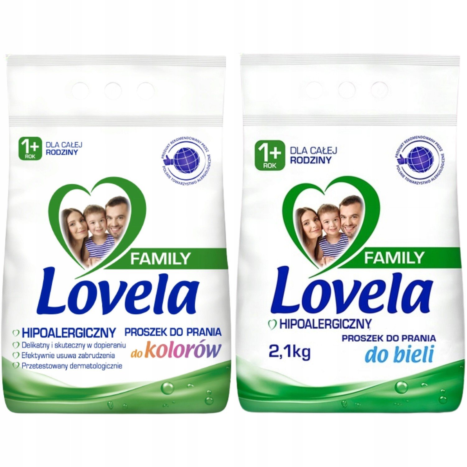 Lovela Family Prášek Praní Oblečení Bílé 2,1kg