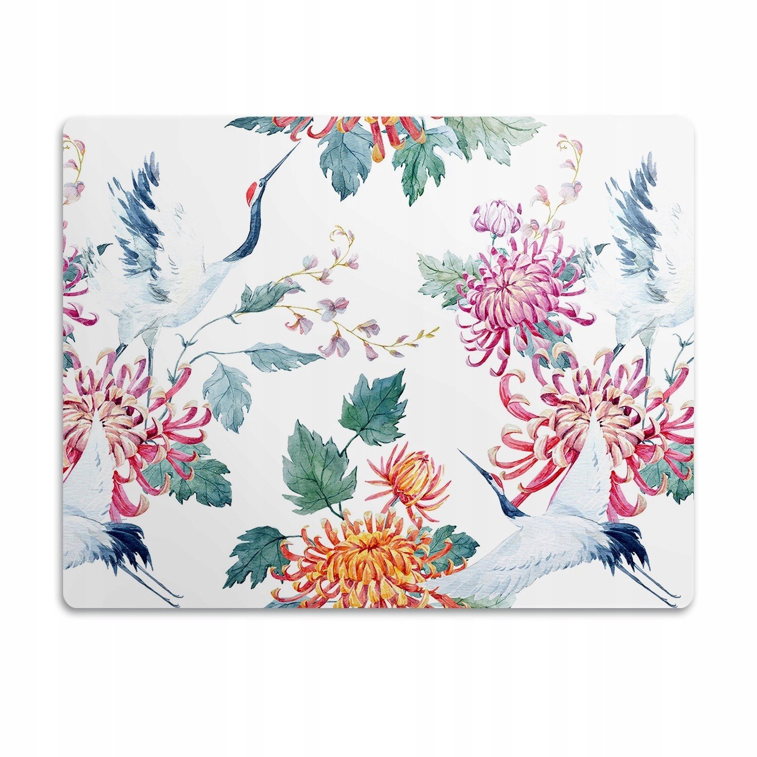 Voděodolná podložka pod misku Čaple v květech 90x60