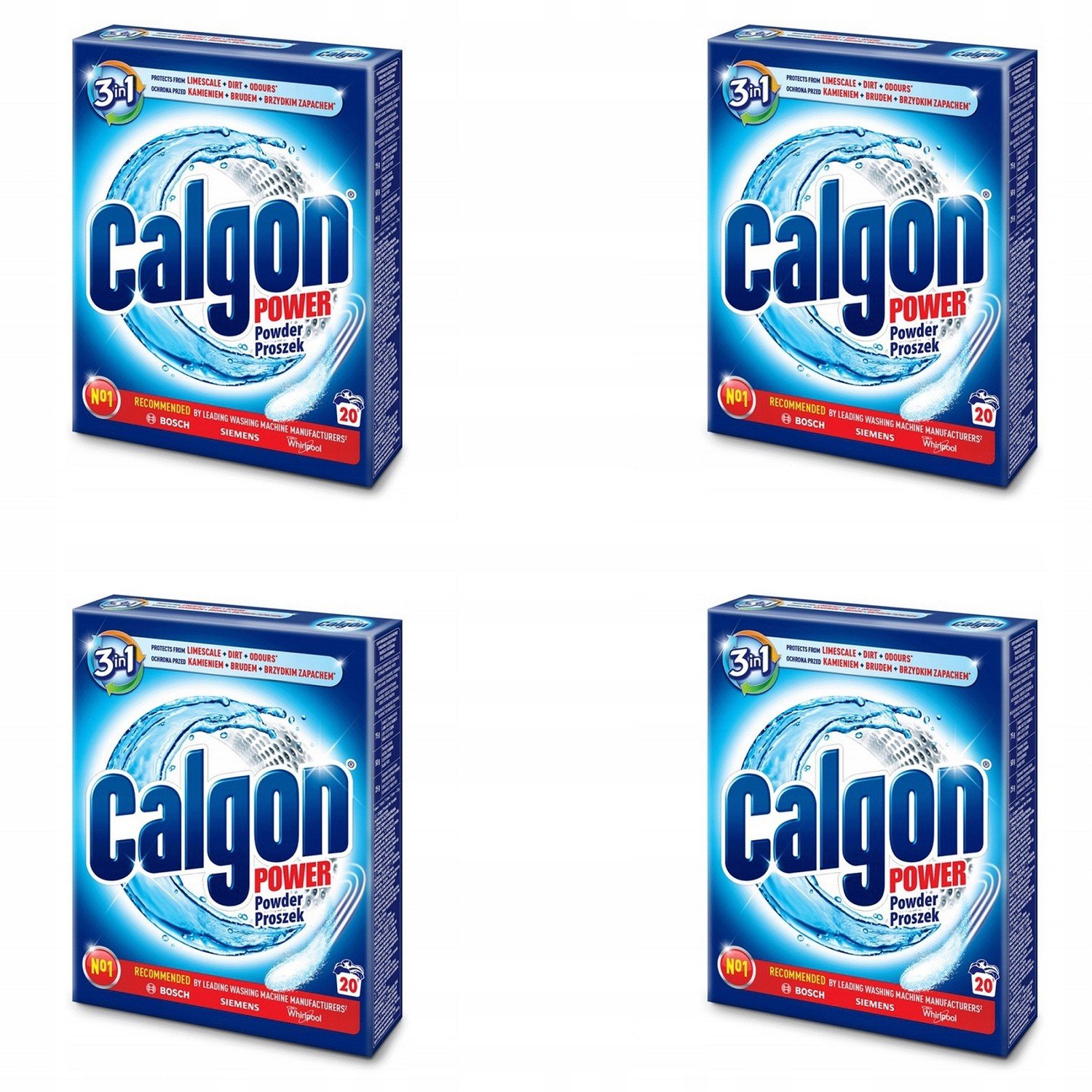 Calgon Prášek do pračky Změkčuje vodu 4x500 g