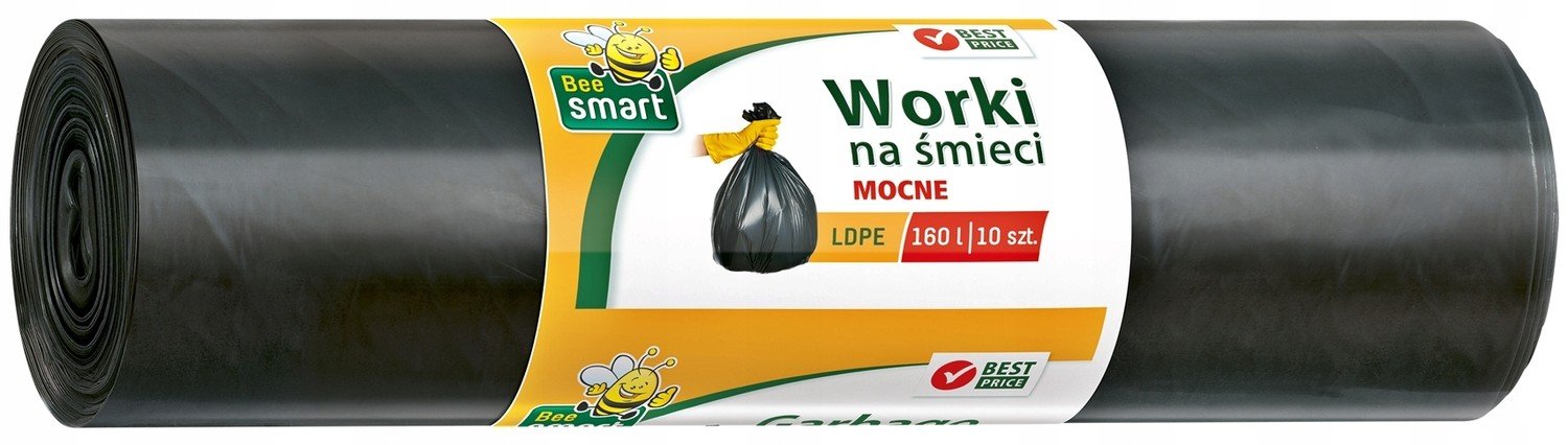 Pytle na smetí Mocne SmartBee 160L 10 ks Paclan