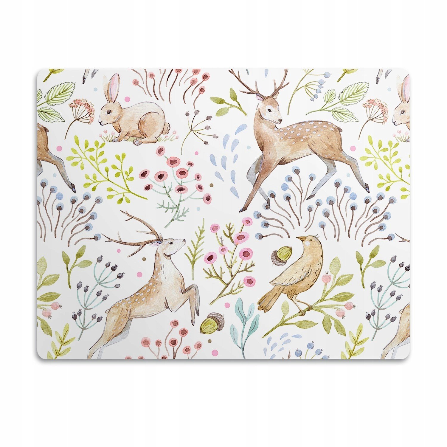 Pro kočku podložka pod záchod Lesní zvířátka 90x60 cm