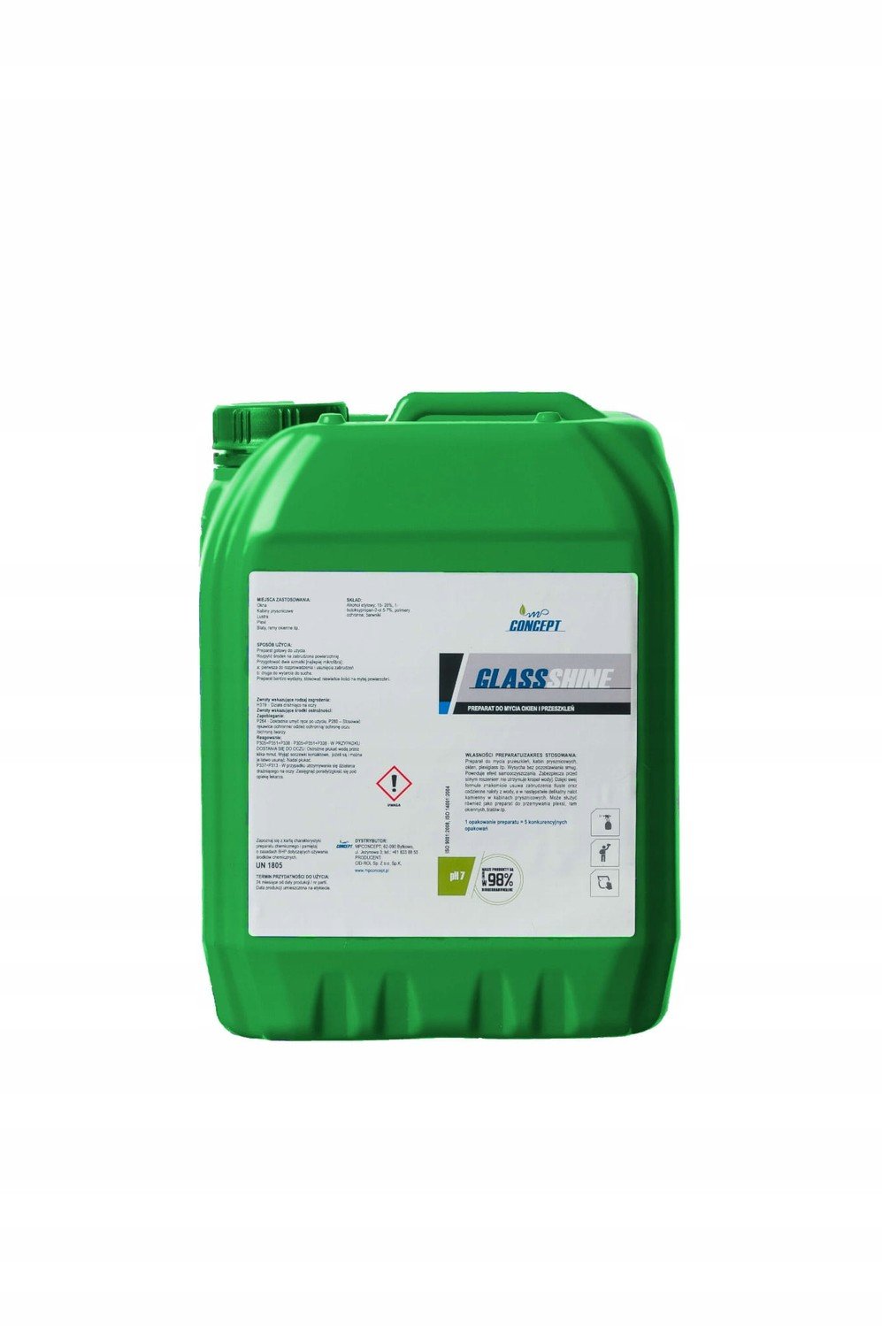 Profesionální čistič skel Glass Shine 5l