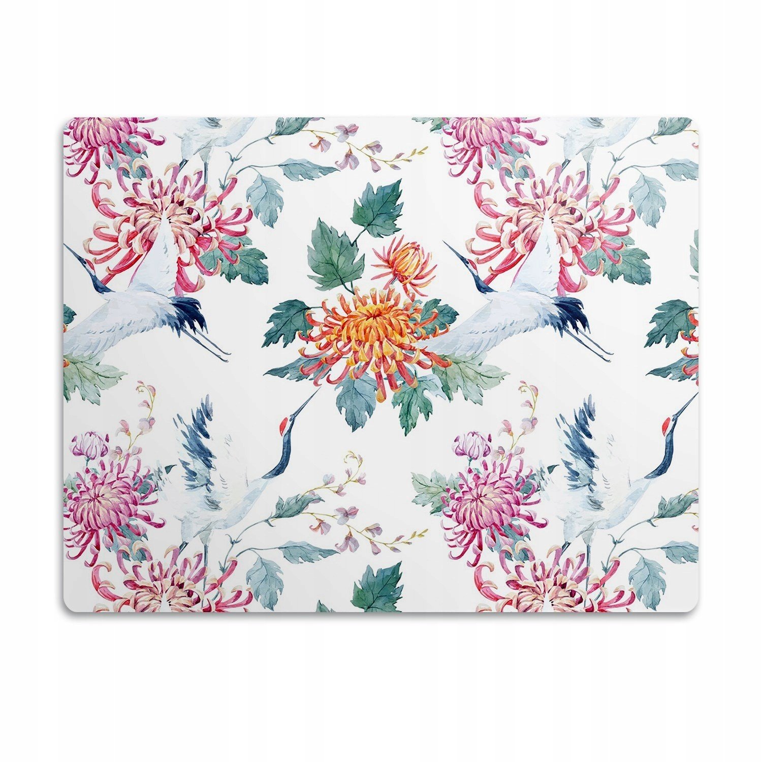 Pro psa kočky podložka pod misku Jeřáby v letu 90x60