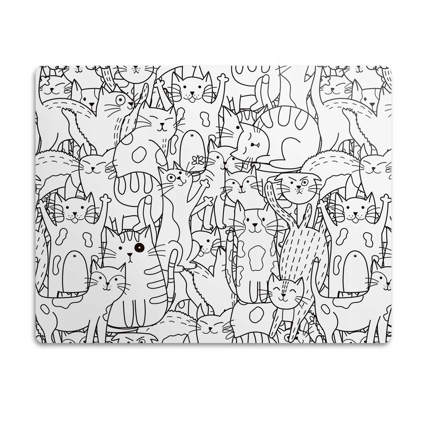 Podložka pod misky pro psy Kočky různé vzor 90x60