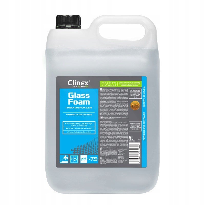 Pěna na mytí skel Clinex Glass Foam 5L