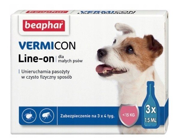 Beaphar Vermicon Ektoparaziti Dog S 3x1,5ml