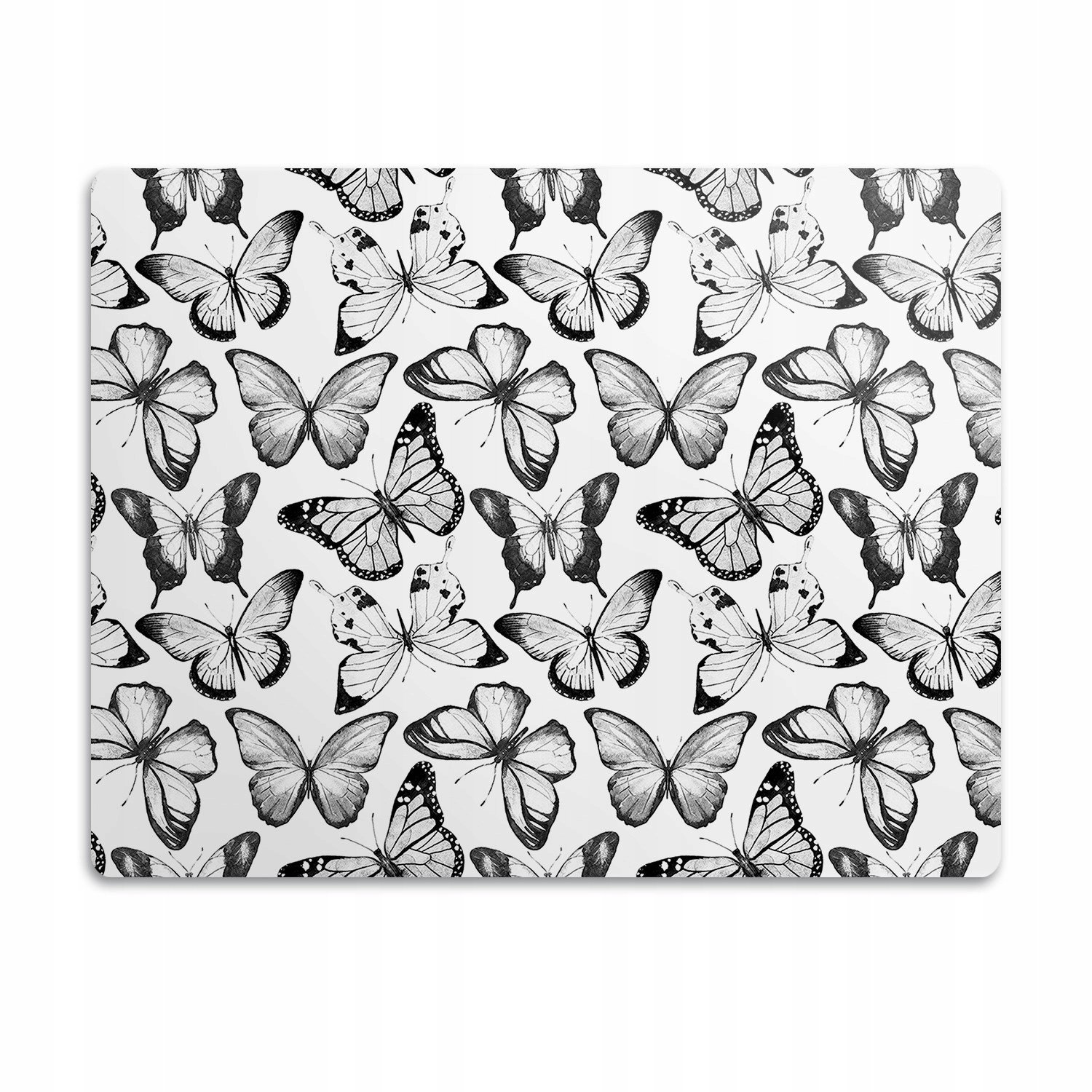 Podložka pod misku Černé motýly hmyz 90x60 cm