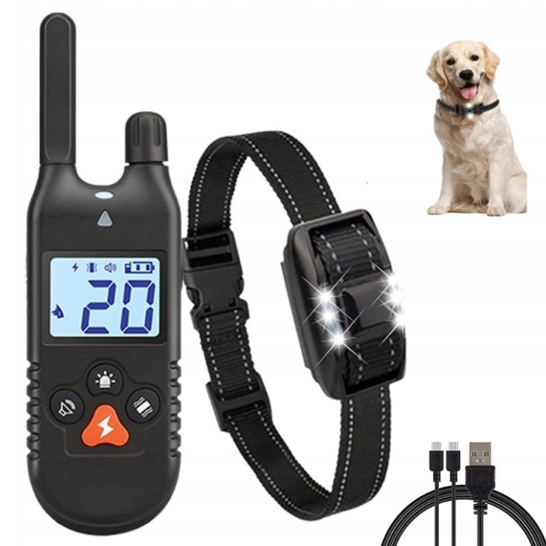 Elektrický Obojek Pro Psa 900M Výcvikový Dálkové Ovládání