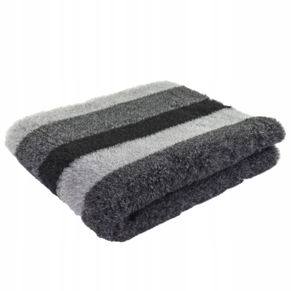 DryBed Blovi Uk podložka pro psa šedé pruhy 100x75