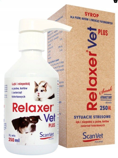 ScanVet Relaxer Vet Plus 250 ml proti stresu