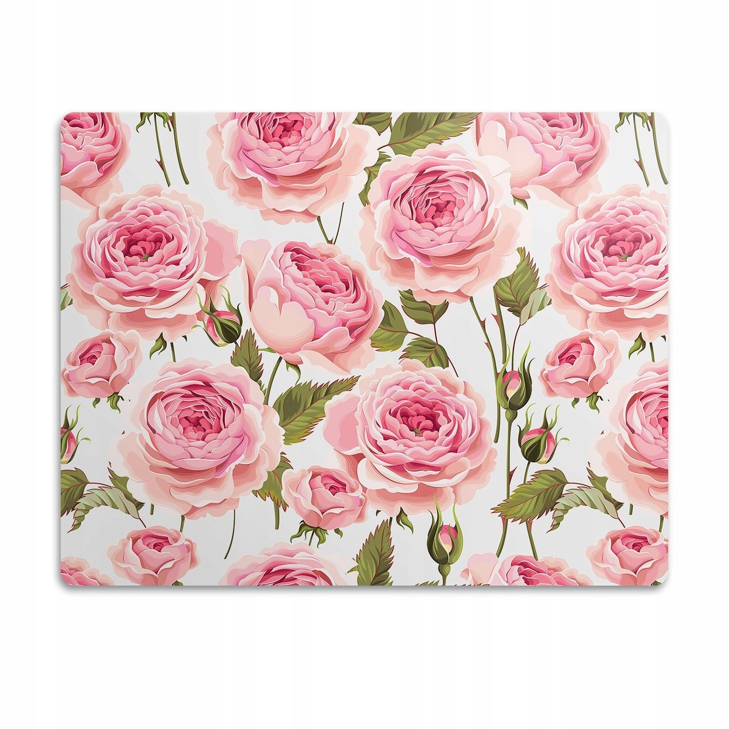 Podložka pod misku pro kočky Krásné růžičky 90x60 cm