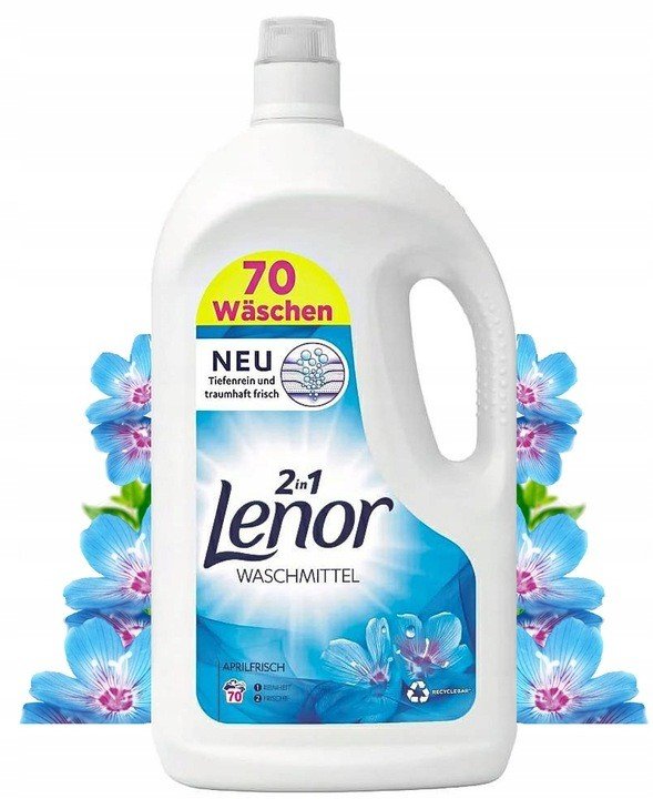 Tekutý prací prostředek bílý světlý Lenor Apline 3,85 l