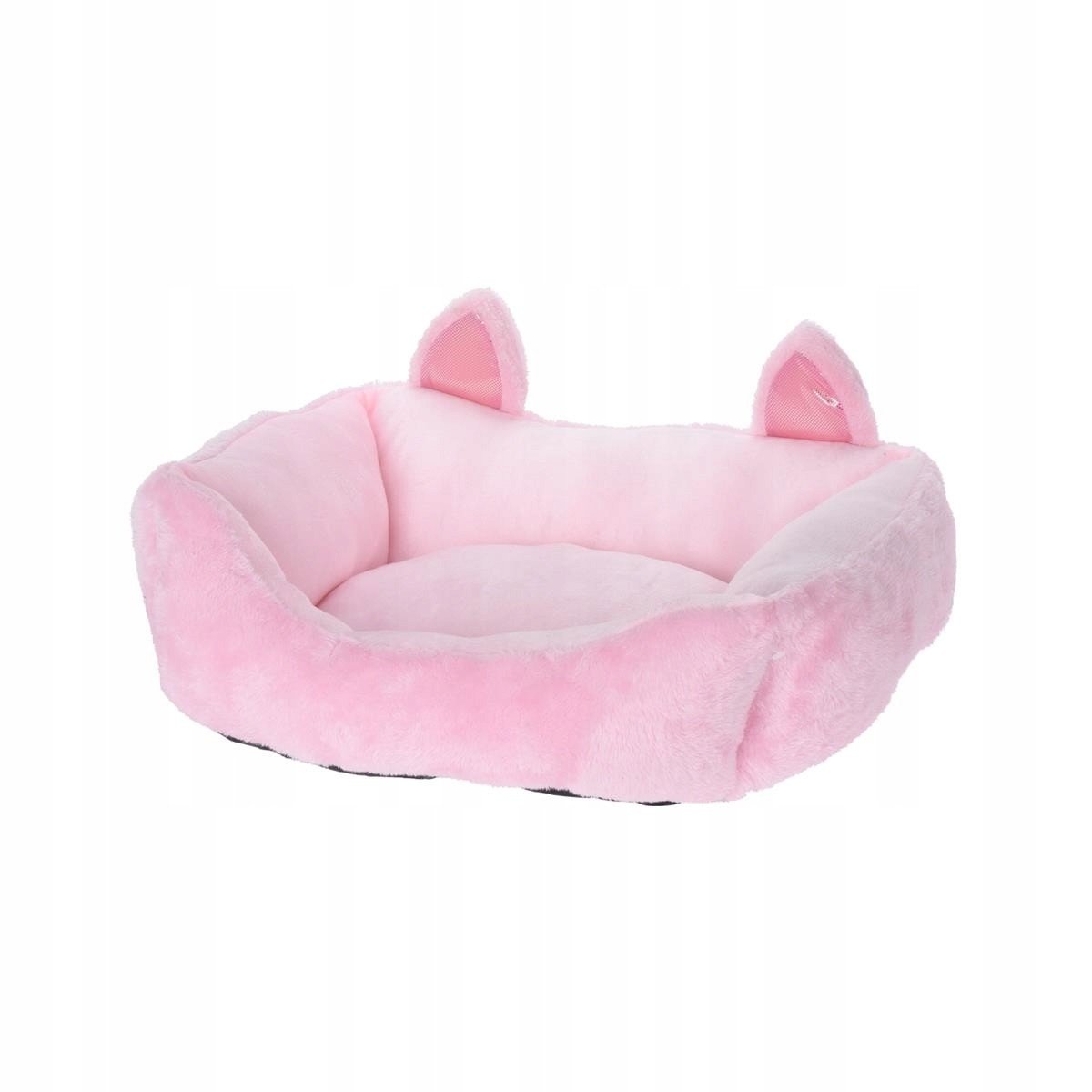 Měkký plyšový pelíšek pro kočky růžový 56x46cm