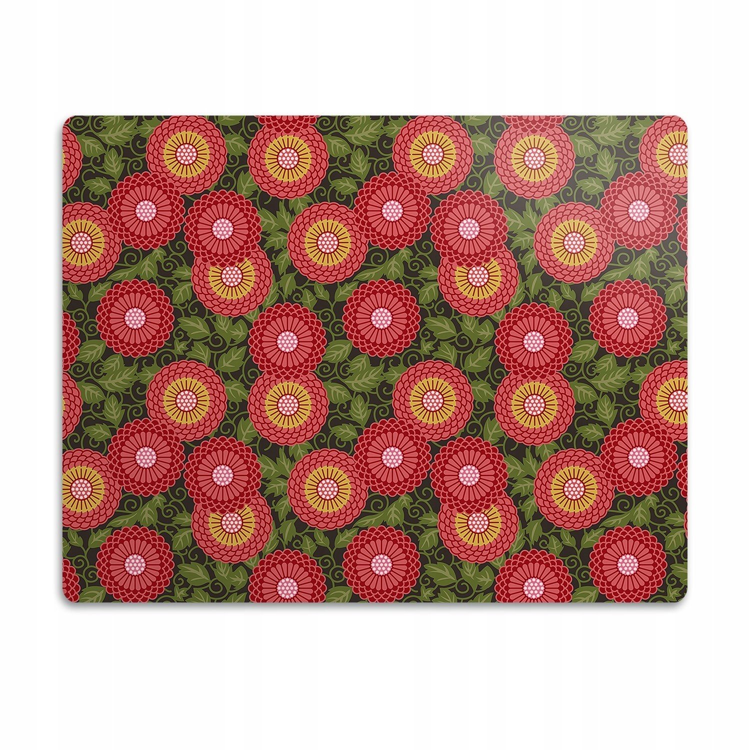 Ochranná podložka pod misku Geometrické květiny 90x60