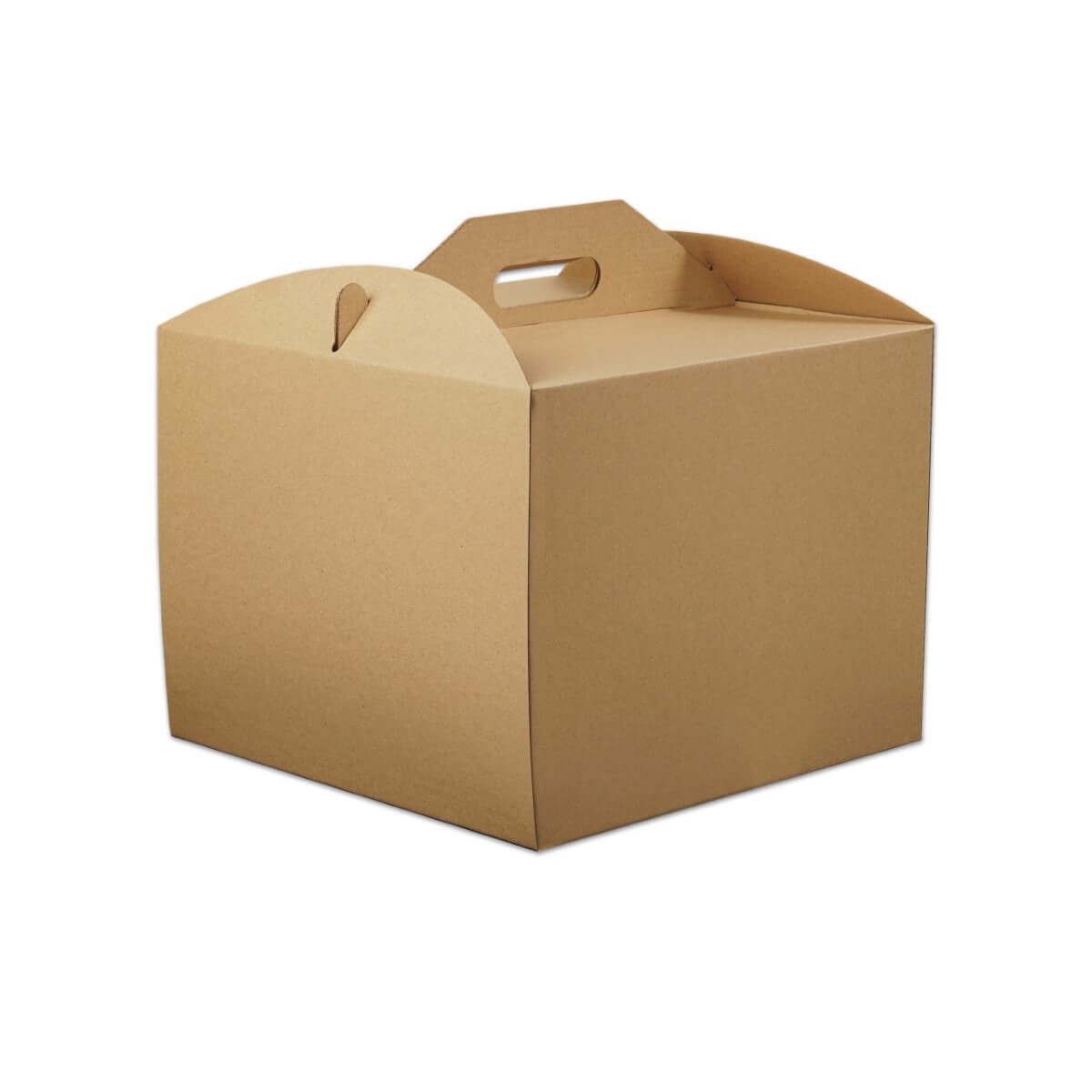 Kartonová krabice na dort 42x32x25cm 10 ks. Hnědý