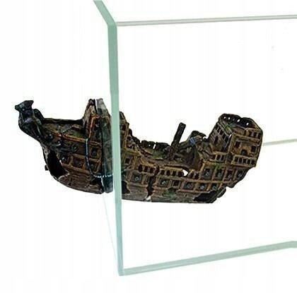Akvarijní dekorace Happet R155 loď sklo 24 cm