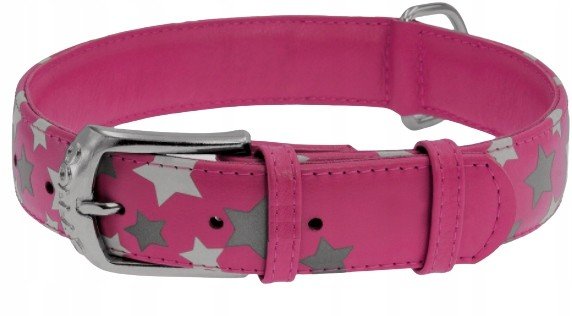 Kožený reflektor Waudog Collar 35MM 46-60CM