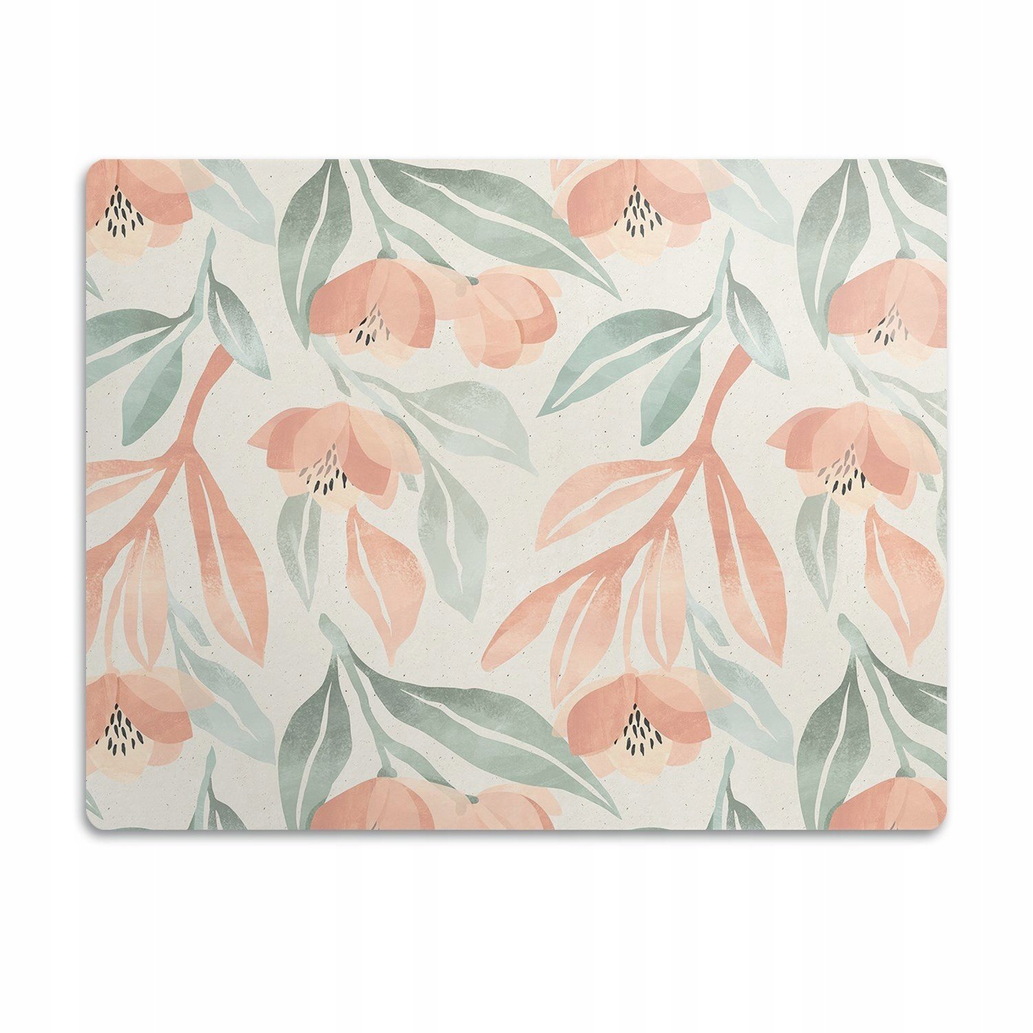 Pro kočku podložka pod záchod Pastelové rostliny 90x60cm