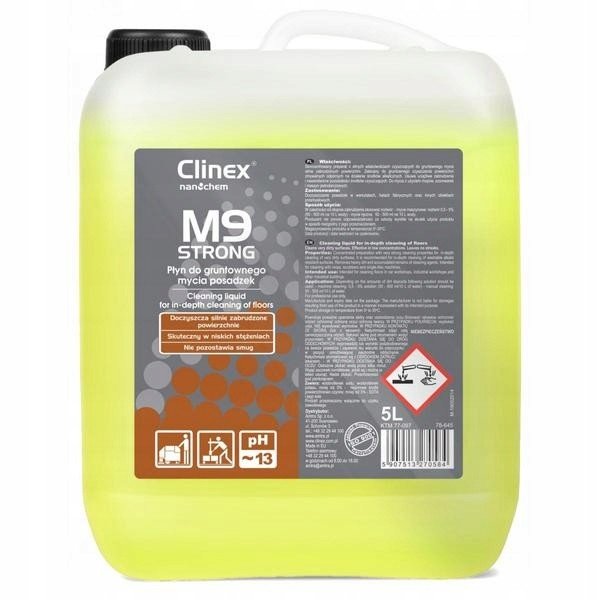 Clinex M9 Strong Přípravek na mytí podlah 5L