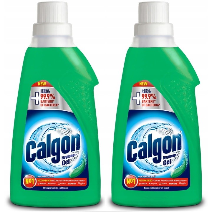 Calgon Hygiene Plus Gel Odvápňovač Pračky 2x750