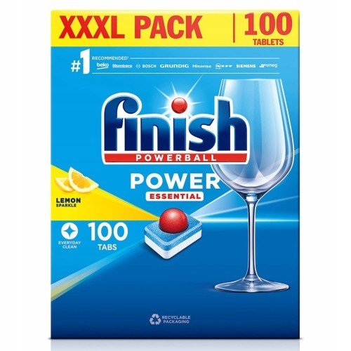 Finish Powerball Power Essential Lemon 100ks