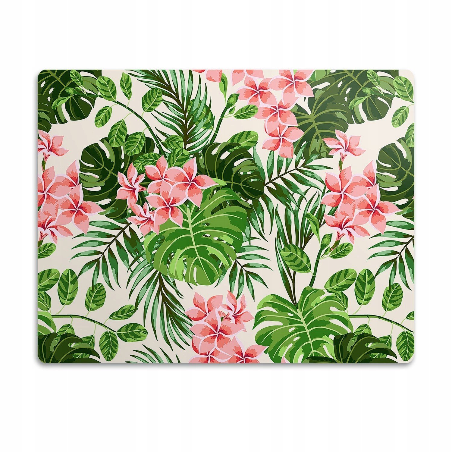 Podložka pod misku pro psa kočky Květiny Havaj 90x60 cm