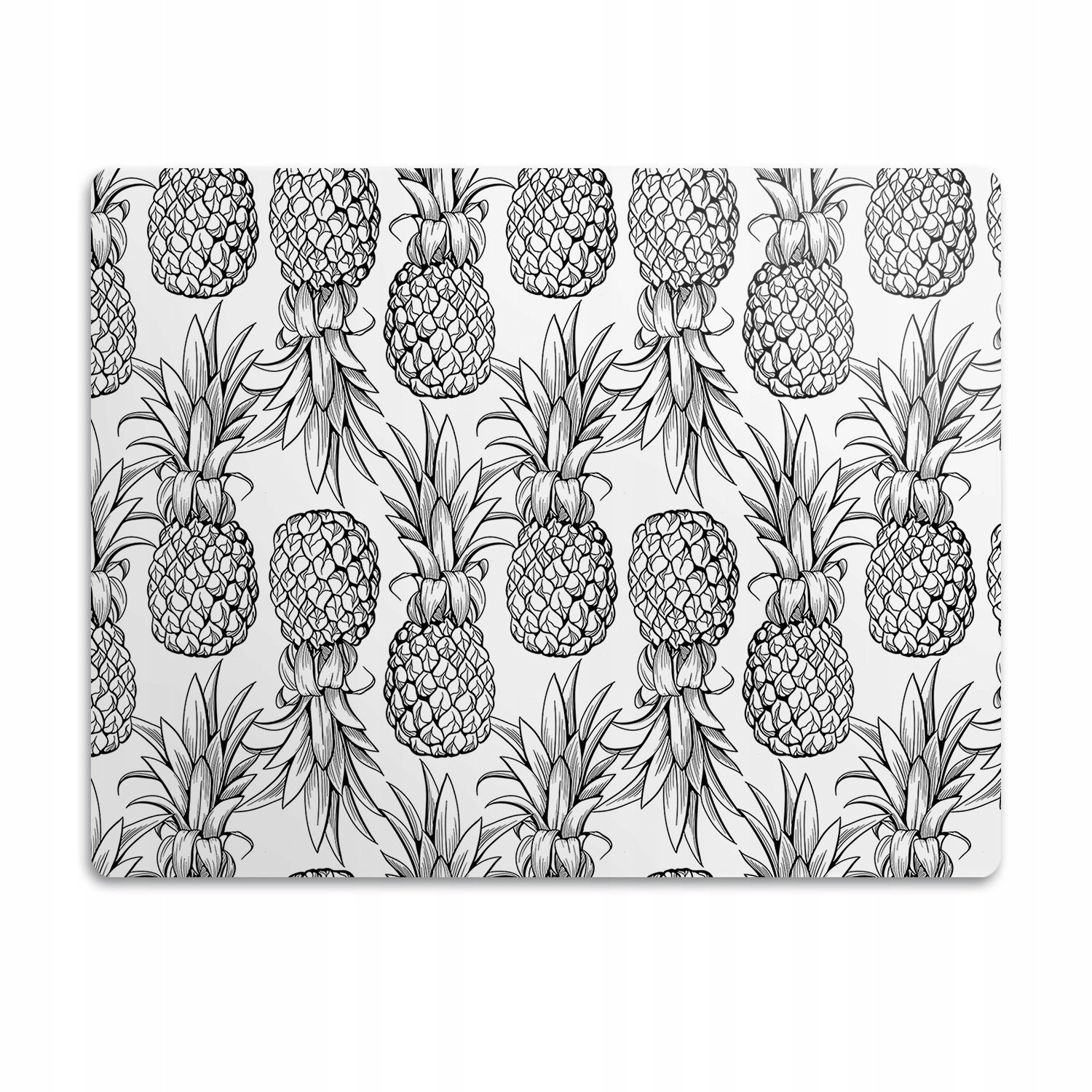 Voděodolná podložka pod misku pro psa Ananas 90x60 cm