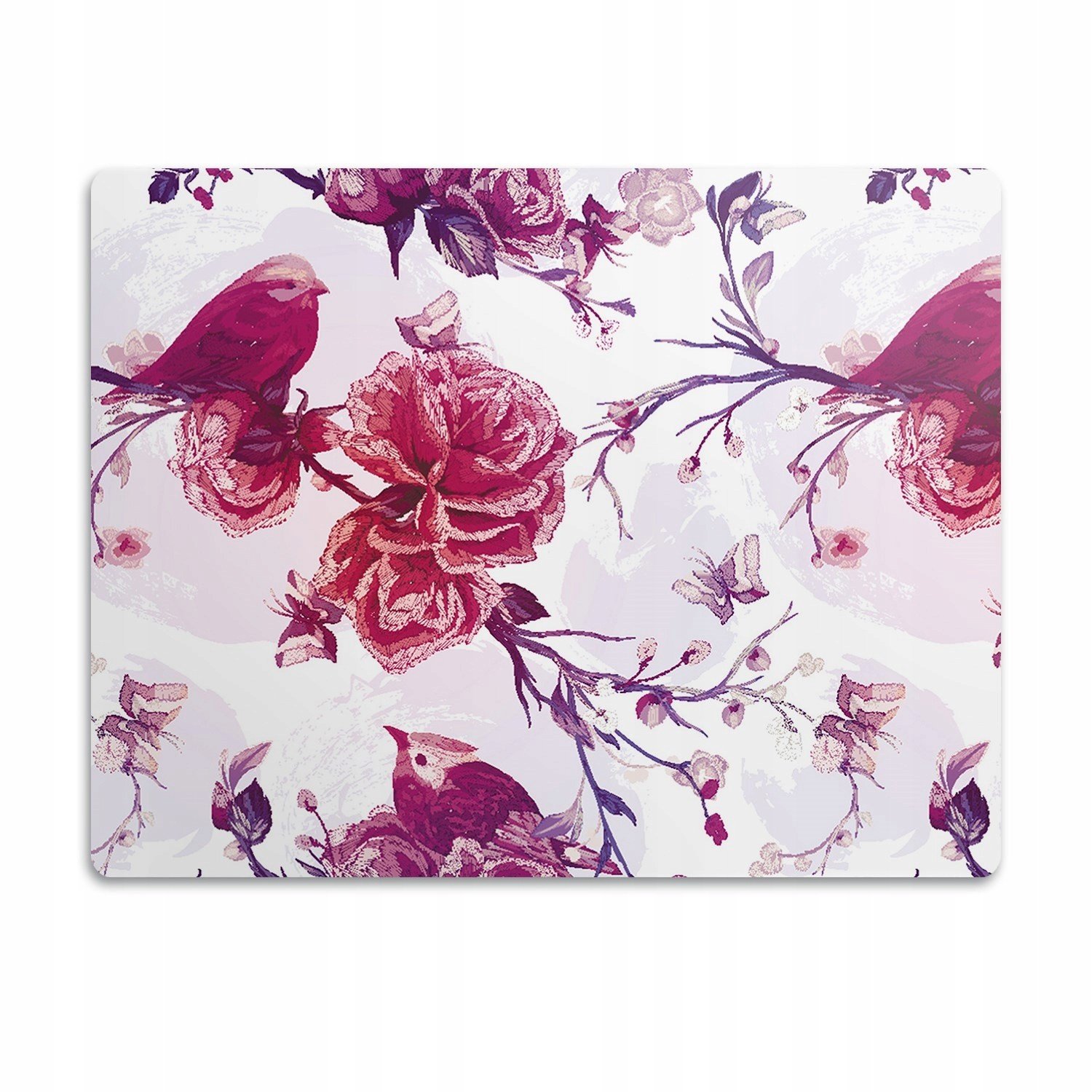 Pro kočku podložka pod záchod Fialové ptáci 90x60 cm